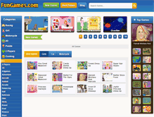 Tablet Screenshot of fungames.com